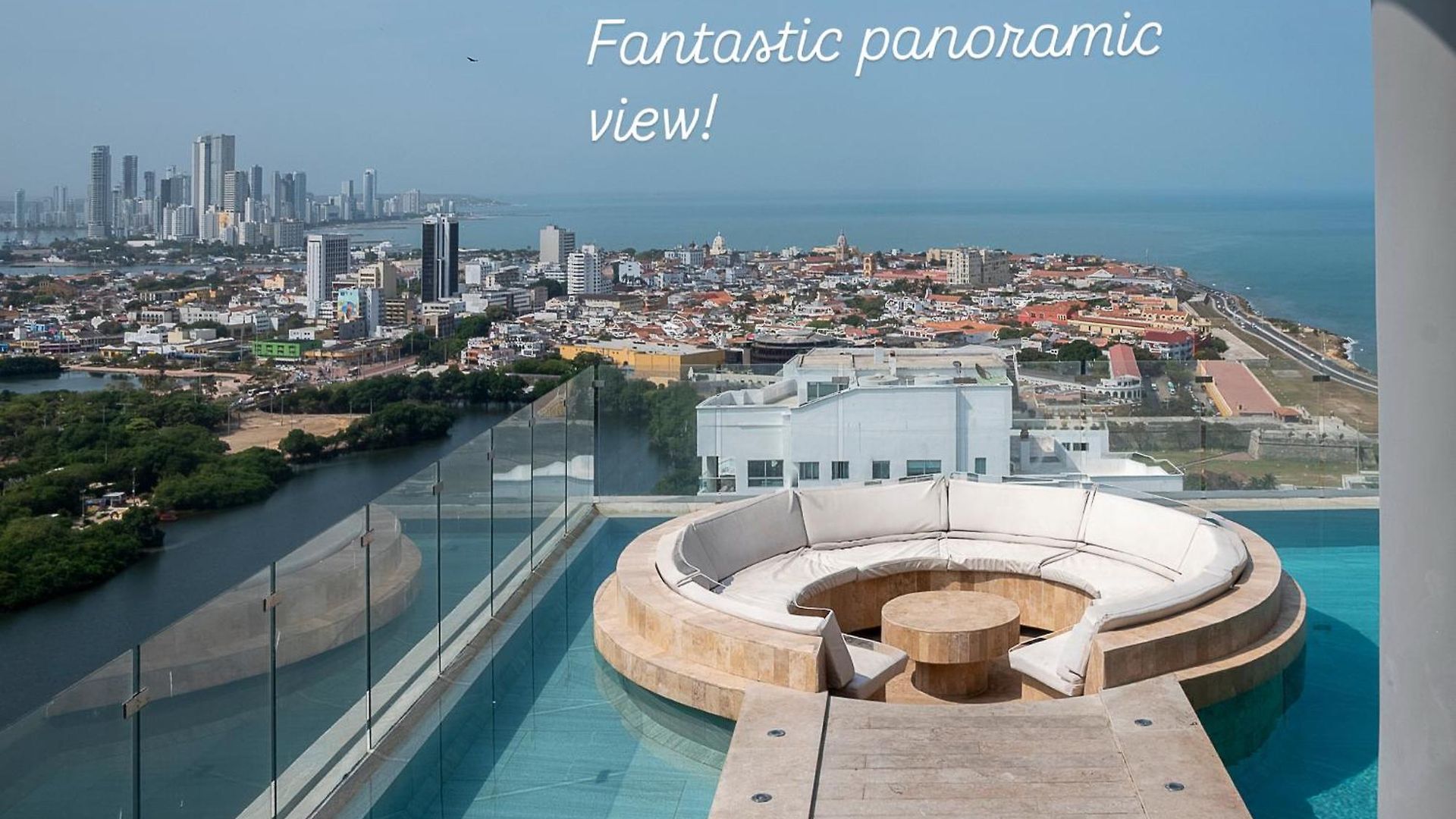 Apartment New! Ocean & City 360Views 25Fl Free Airport Pick Up By Imz Cartagena