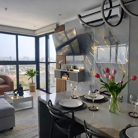 Apartment New! Ocean & City 360Views 25Fl Free Airport Pick Up By Imz Cartagena