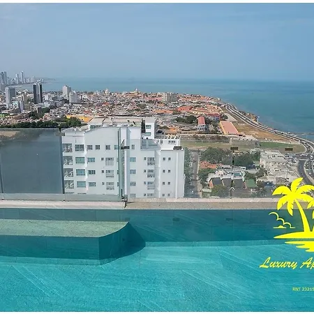 Apartment New! Ocean & City 360Views 25Fl Free Airport Pick Up By Imz Cartagena