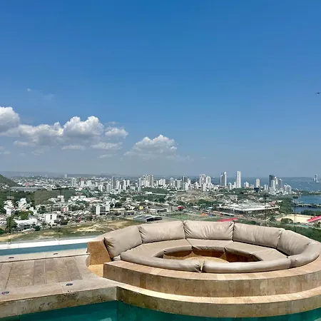 Apartment New! Ocean & City 360Views 25Fl Free Airport Pick Up By Imz Cartagena