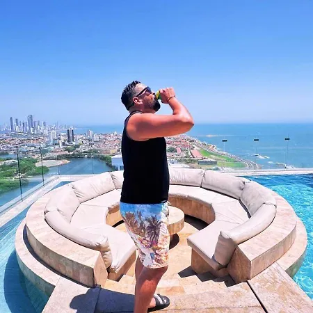 New! Ocean & 360views 25fl Free Airport Pick Up By Imz * Cartagena